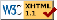XHTML 1.1 Transitional V&aacute;lido
